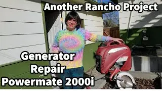 Powermate 2000i Generator Repair...Carburetor Change Out