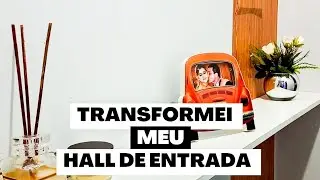Mais um cantinho transformado -hall de entrada ficou lindo #decor #hall #home