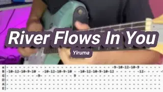 River Flows in you |©Yiruma |【Guitar Cover】with TABS | (Rock vers.)