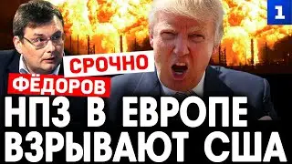 Фёдоров: За взрывами НПЗ в Европе стоят США