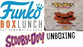 🐕Flocked SCOOBY-DOO...feeding America FUNKO pop unboxing🐕
