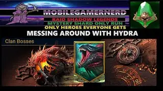 Showing Hydra Who Is Boss. Raid Shadow Legends F2P Mystery Shard Only Run.