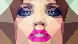 Photoshop Tutorial: How to Create LOW POLY Graphics from Photos