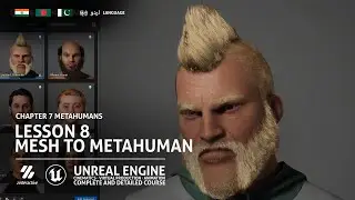 Mesh to MetaHuman | Lesson 8 | Chapter 7 | Hindi | Urdu | हिंदी | اردو | Unreal Engine Course