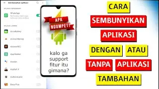 Cara sembunyikan aplikasi di hp oppo