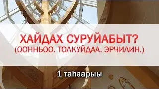 Хайдах суруйабыт (бастакы таһаарыы)