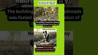 Black slaves and US railroads #history #slavery #railroad #blackhistorymonth