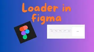 How to design three dot loading spinner in Figma 
