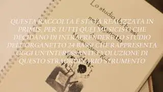 Lo studio dei bassi nell'organetto. Raccolta di esercizi.... (Testo didattico per organetto).