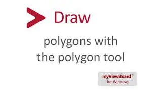 Draw polygons with the polygon tool