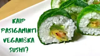 Kaip pasigaminti veganišką sushi? | Receptas | Tomas Kravec