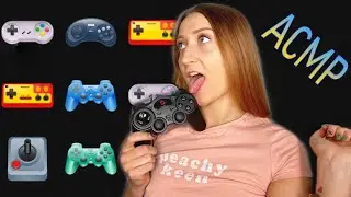 АСМР🕹😺 Таппинг по джойстику / ASMR Tapping on the Controller (мурашки)