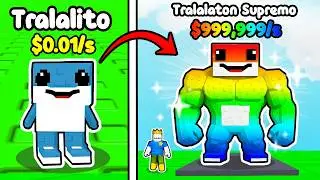 getting MAX LEVEL Brainrots in Roblox catch and feed a brainrot...