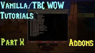 Classic/Vanilla WOW Tutorial - Part 12 - Addons
