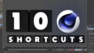 10 Cinema 4D SHORTCUTS for BEGINNERS!