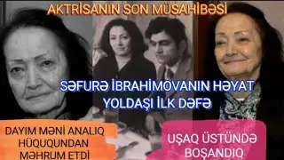 "HƏYAT YOLDAŞIM MƏNDƏN BOŞANANDAN SONRA ÖZ OĞLU İLƏ YANIMA GƏLDİ, MƏN DAYIMA GÖRƏ ANA OLA BİLMƏDİM"