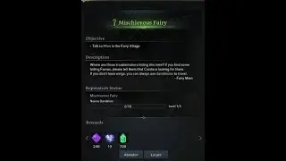 LOST ARK MISCHIEVOUS FAIRY DAILY QUEST