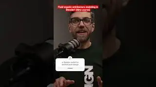 New Fluid parametric modeling course for Blender like Maya used by Zaha Hadid architects