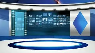 Virtual set standing. No Royalty. Free SB