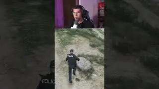 Wanted suspect runs from police... #shorts #lspdfr #gta5