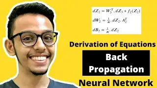 Derivation of Backpropagation in Neural Network