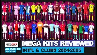 Ultimate Pes 2017 football game mega kits pack in 2024 updates