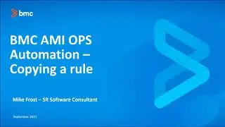 AMI Ops Automation - Copying a Rule