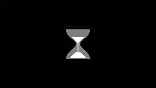 Free Hourglass Black Screen Animation | 10 Seconds Each Side | Download Now