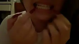 ASMR teeth tapping + nail clicking 🦷 🦷 🦷