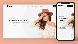 Lets design a responsive personal portfolio website in html & css #video #viralvideo