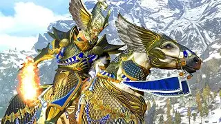 HIGH ELVES vs DARK ELVES - The Armor of Aenarion - Massive TotalWar Warhammer 3 cinematic battle