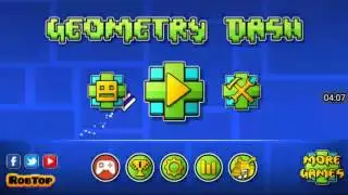 Geometry Dash [1] Сложный Уровень.