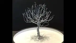 Beautiful Wire Tree Sculpture