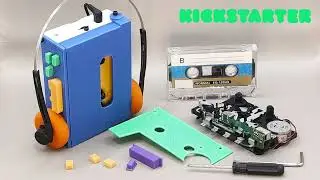 Open Source Portable Cassette Player Kit coming on Kickstarter. #casette #tape #walkman