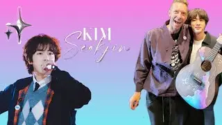 COLDPLAY × KIMSEOKJIN LIVE CONCERT @coldplay @BTS #bangtansonyeondan방탄소년단 #seokjin #coldplay