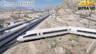 China CRH3C Train on 2 Tracks - Grand Theft Auto 5