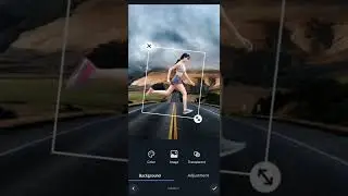 How to Create transparent cut out and change background using LightX Photo Editor for Android