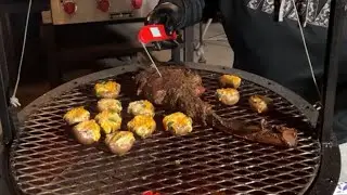 Santa Maria Style Tomahawk using ARMEATER / Gabbys Grills 26er