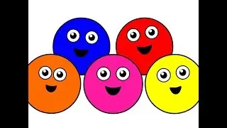 Learn colors with Baby and balls