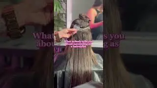 What nobody tells you about succeeding as a hairstylist 😱🤯 #hairextensions #hairstylist