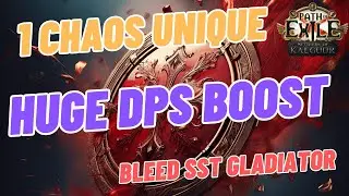 PoE 3.25: Insane 1 Chaos Unique for SST Gladiator