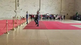 Chiang Kai-shek Memorial changing of the guards, 2019