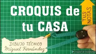 CROQUIS de TU CASA: diseña o proyecta la construcción de un chalet, finca o vivienda | Boceto, plano