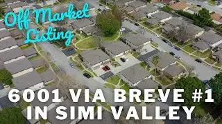 OFF MARKET LISTING: 6001 Via Breve #1 in Simi Valley!