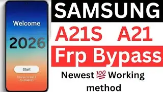 Samsung A21 A21S Frp Bypass 2026 | Latest Security Update 💯 Without pc Tools