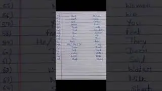 65 Change the Number in English / Singular plural words