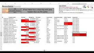 Reconciliation Template | Audit query | Subscribe for a free copy..