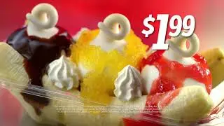 Texas Dairy Queen - $1.99 Banana Split - Spanish