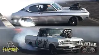 BLOWN OUTLAWS (FUKYEA & FUKDAT) BURNOUT DEMO AT BRASHERNATS