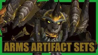 10 Cool Arms Warrior Artifact Sets WoW Legion | Stromkar Weapon Transmog